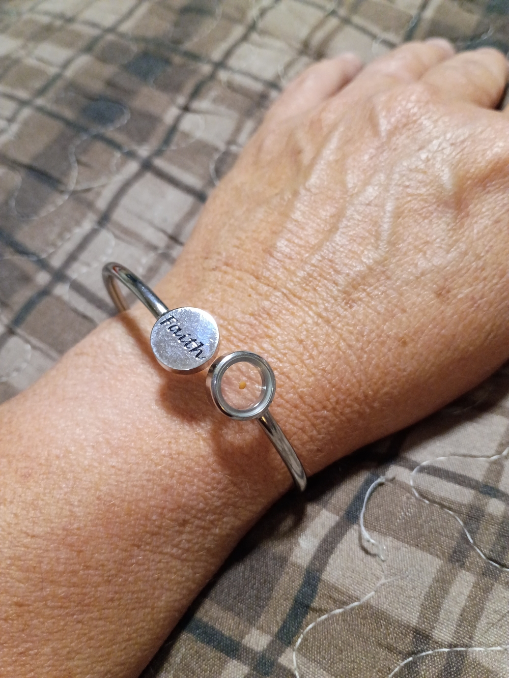 Silver Mustard Seed Faith Bracelet